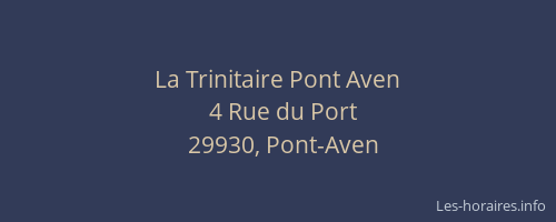 La Trinitaire Pont Aven