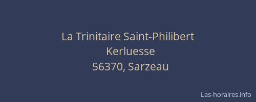 La Trinitaire Saint-Philibert