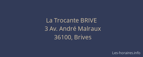 La Trocante BRIVE