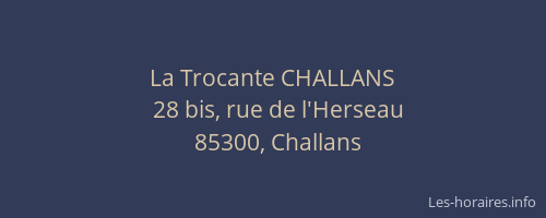 La Trocante CHALLANS