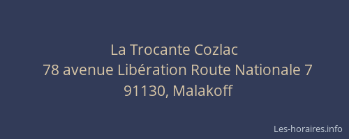 La Trocante Cozlac