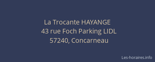 La Trocante HAYANGE