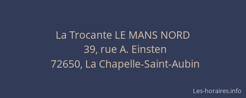 La Trocante LE MANS NORD