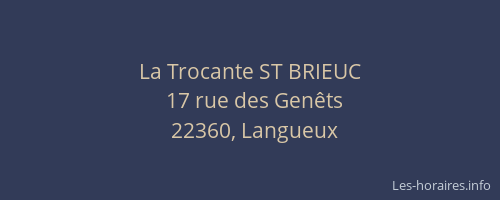 La Trocante ST BRIEUC