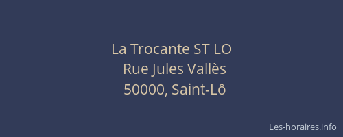 La Trocante ST LO
