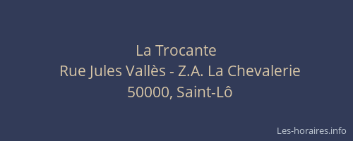 La Trocante