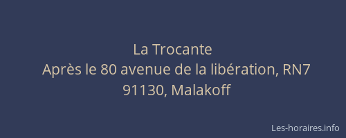 La Trocante