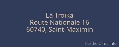 La Troïka
