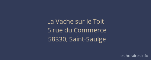 La Vache sur le Toit