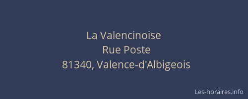 La Valencinoise