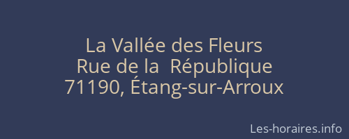 La Vallée des Fleurs