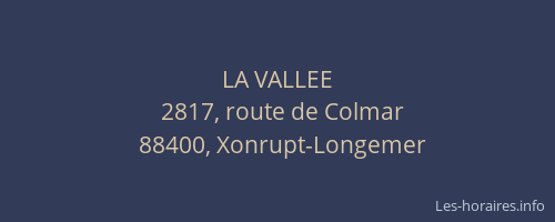 LA VALLEE