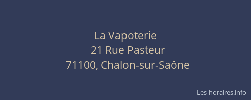 La Vapoterie