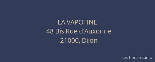 LA VAPOTINE