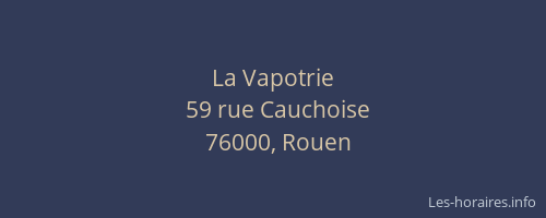 La Vapotrie