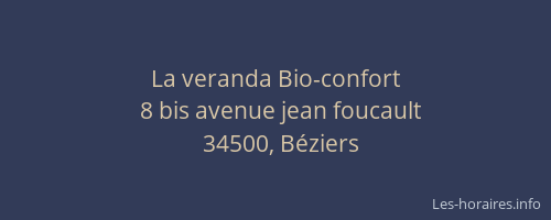 La veranda Bio-confort