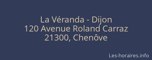La Véranda - Dijon