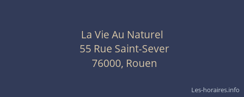 La Vie Au Naturel