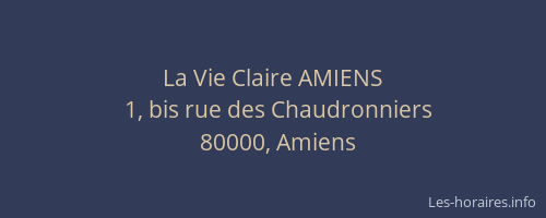 La Vie Claire AMIENS
