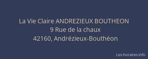 La Vie Claire ANDREZIEUX BOUTHEON