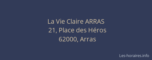 La Vie Claire ARRAS