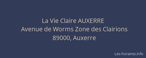 La Vie Claire AUXERRE