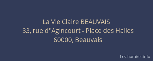 La Vie Claire BEAUVAIS