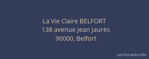La Vie Claire BELFORT