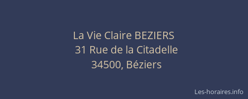 La Vie Claire BEZIERS