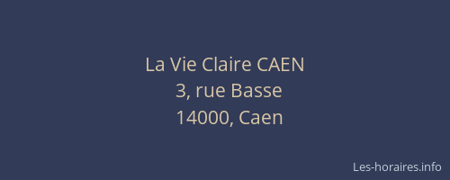 La Vie Claire CAEN