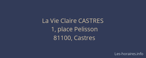 La Vie Claire CASTRES