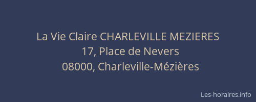 La Vie Claire CHARLEVILLE MEZIERES
