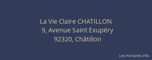 La Vie Claire CHATILLON