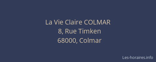 La Vie Claire COLMAR