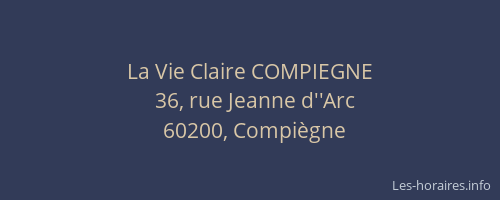 La Vie Claire COMPIEGNE