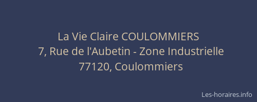 La Vie Claire COULOMMIERS