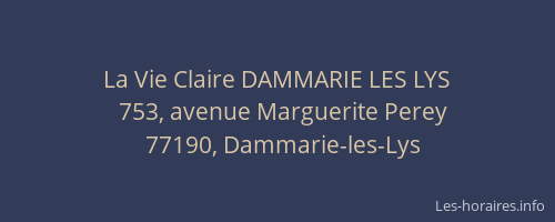 La Vie Claire DAMMARIE LES LYS