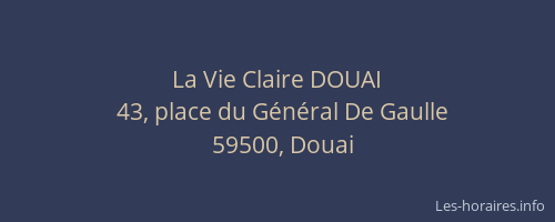 La Vie Claire DOUAI