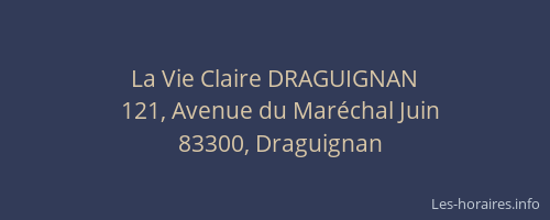 La Vie Claire DRAGUIGNAN
