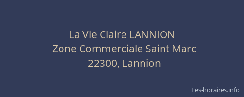 La Vie Claire LANNION