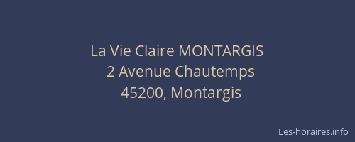 La Vie Claire MONTARGIS