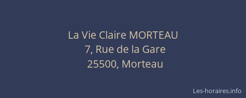 La Vie Claire MORTEAU