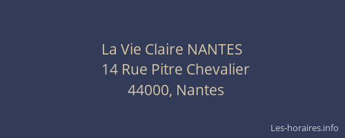 La Vie Claire NANTES