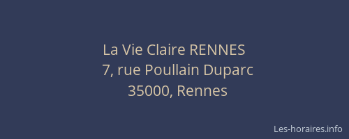 La Vie Claire RENNES