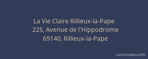 La Vie Claire Rillieux-la-Pape