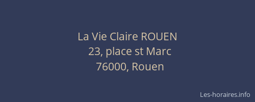 La Vie Claire ROUEN