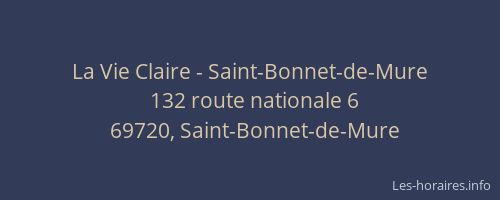 La Vie Claire - Saint-Bonnet-de-Mure