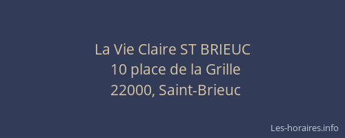 La Vie Claire ST BRIEUC