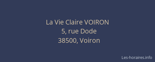 La Vie Claire VOIRON