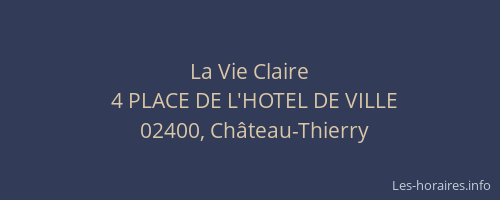 La Vie Claire